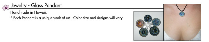 jewelry handmade glass pendant